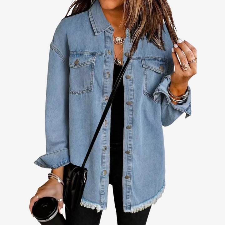 Lucille Oversized Denim Jacket - 2