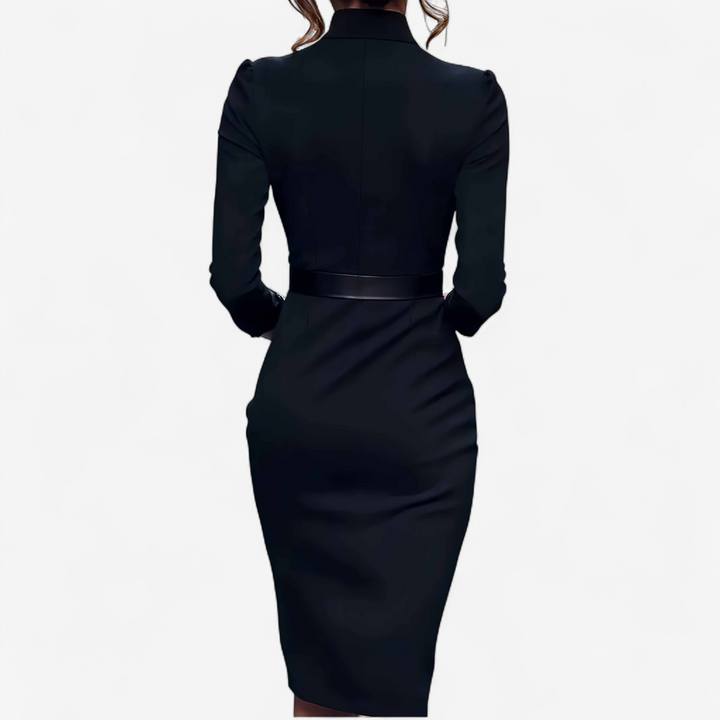 Madyx Elegant Belted Dress - 2
