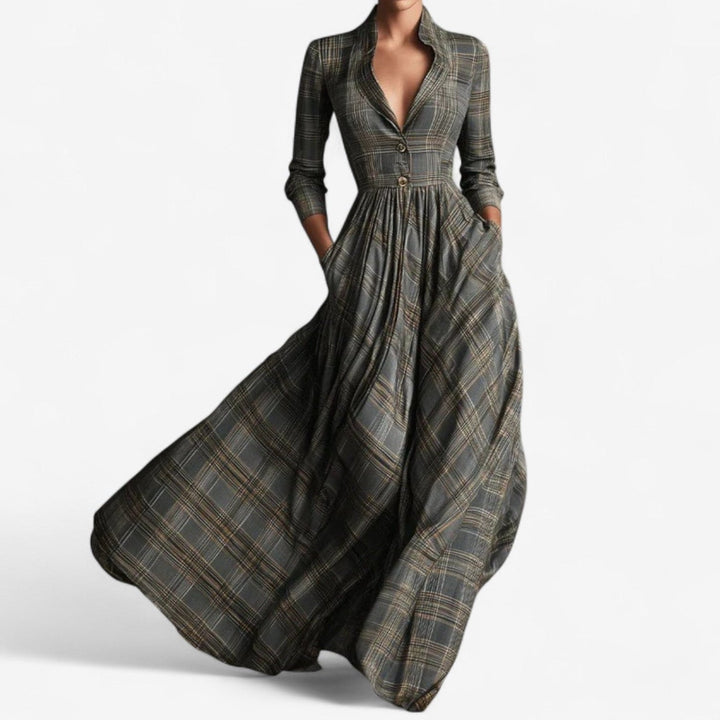 Laila Checked Chic Dress