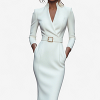 Madyx Vestido Elegante Ceñido 5