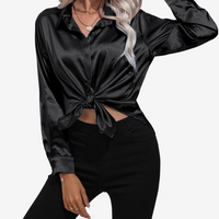 Alvira™ Camisa Elegante de Seda 19