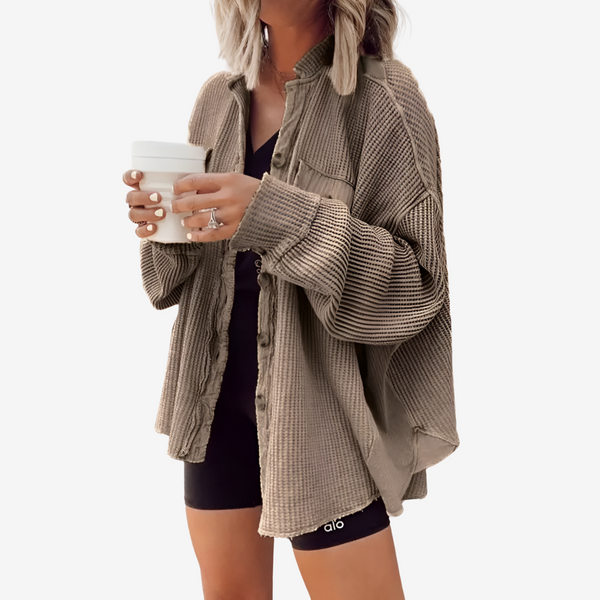 Claudine Camisa Acanalada