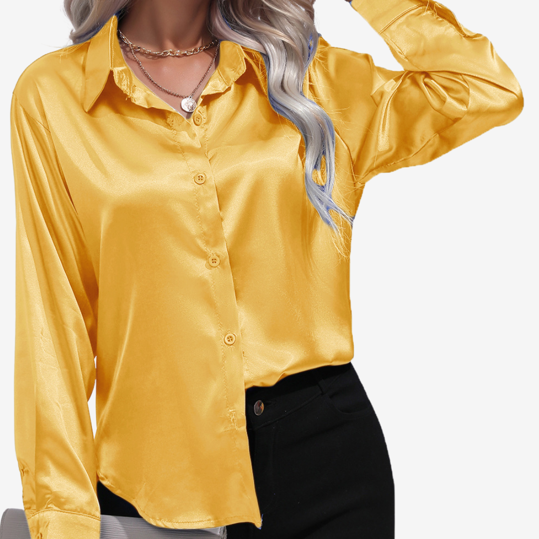 Alvira™ Camisa Elegante de Seda 27