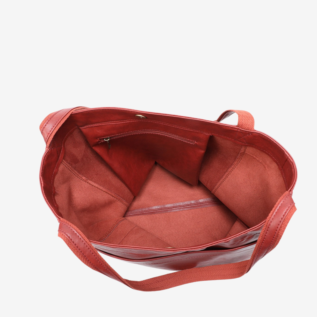 Bolso Tote Evelyne™ Cuero Vintage 3