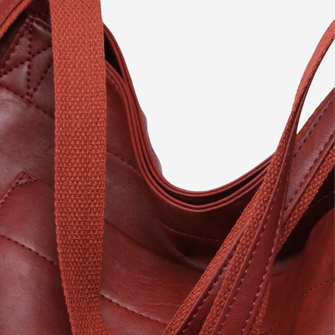 Bolso Tote Evelyne™ Cuero Vintage 4