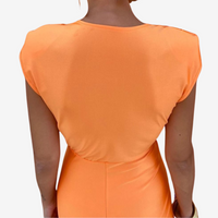 Assia Vestido Midi Drapeado 4