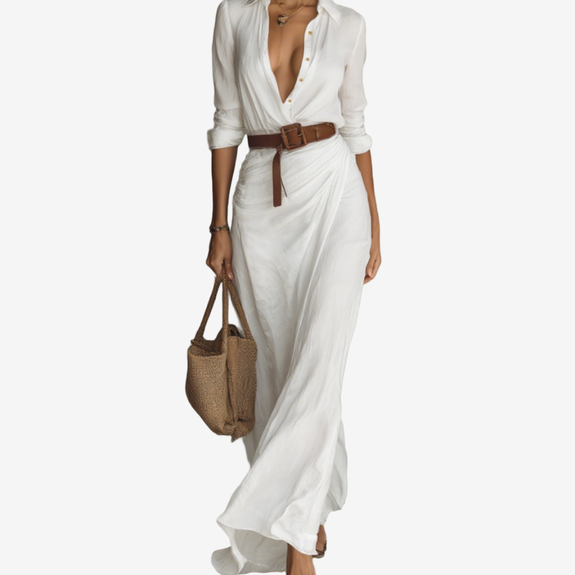 Alena Vestido Maxi Elegante 5