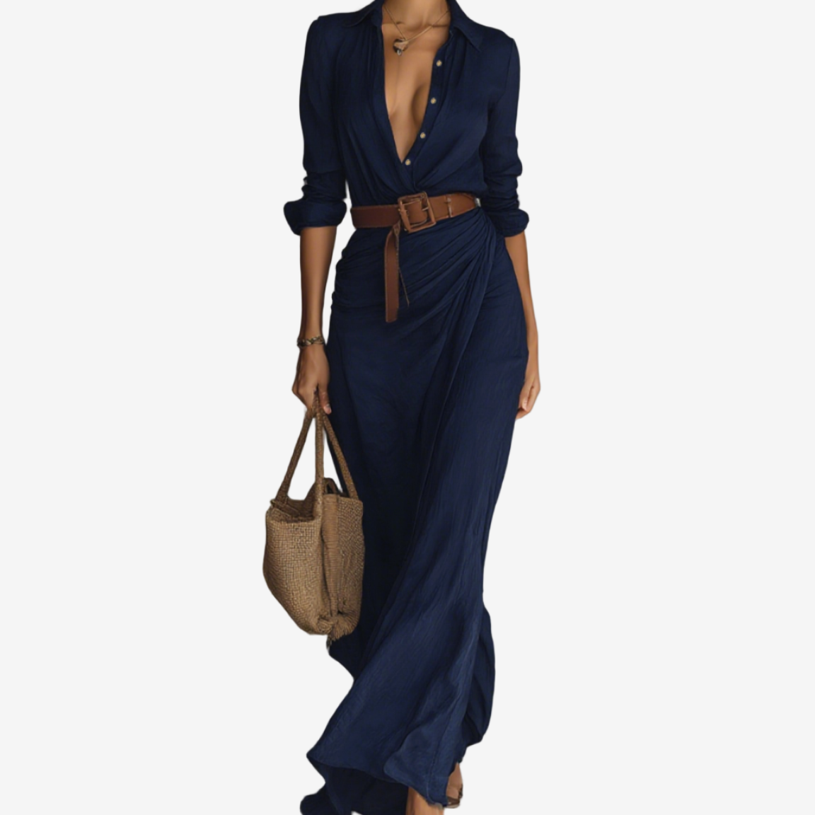 Alena Vestido Maxi Elegante 4