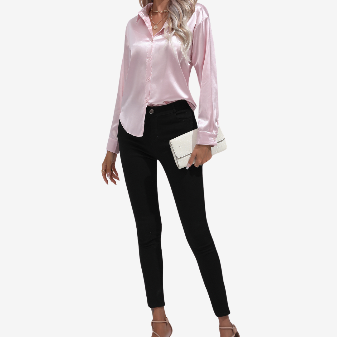 Alvira™ Camisa Elegante de Seda 5