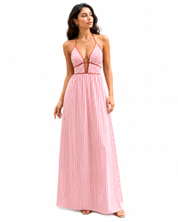 Camila™  Vestido Maxi Elegance Rayas 5