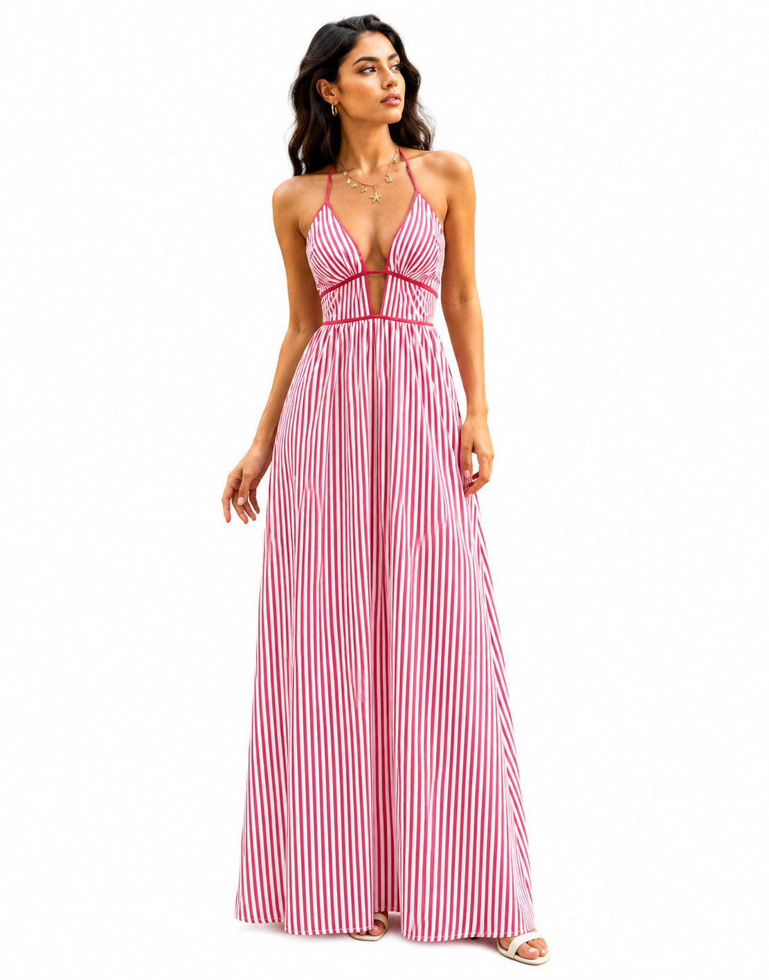 Camila™  Vestido Maxi Elegance Rayas 6