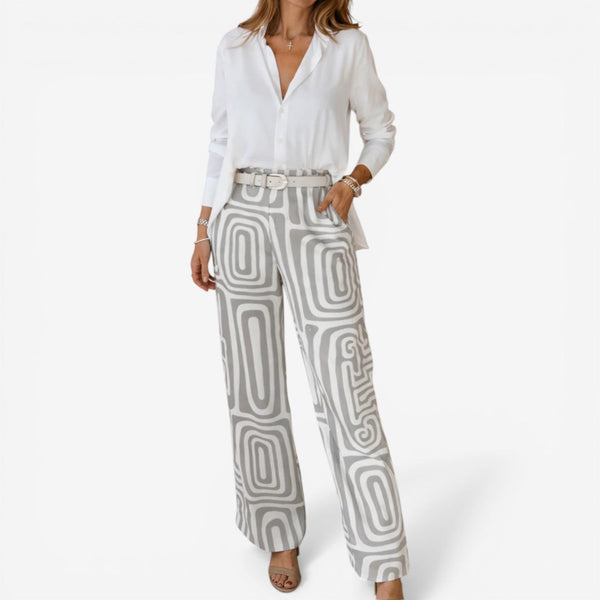 Rosanna Conjunto Estampado Elegante