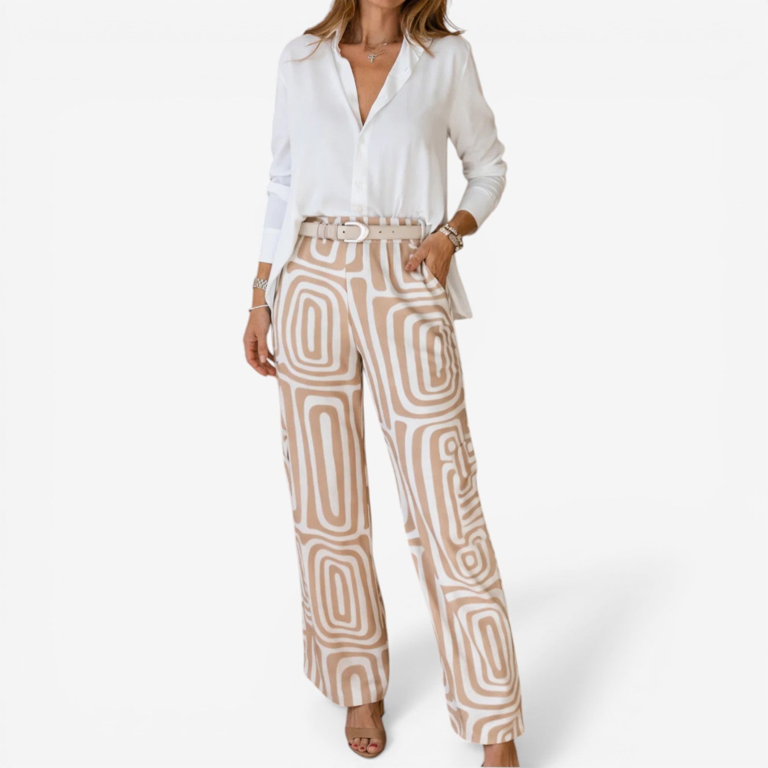 Rosanna Conjunto Estampado Elegante