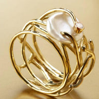 Audrey™ Anello con perline 1