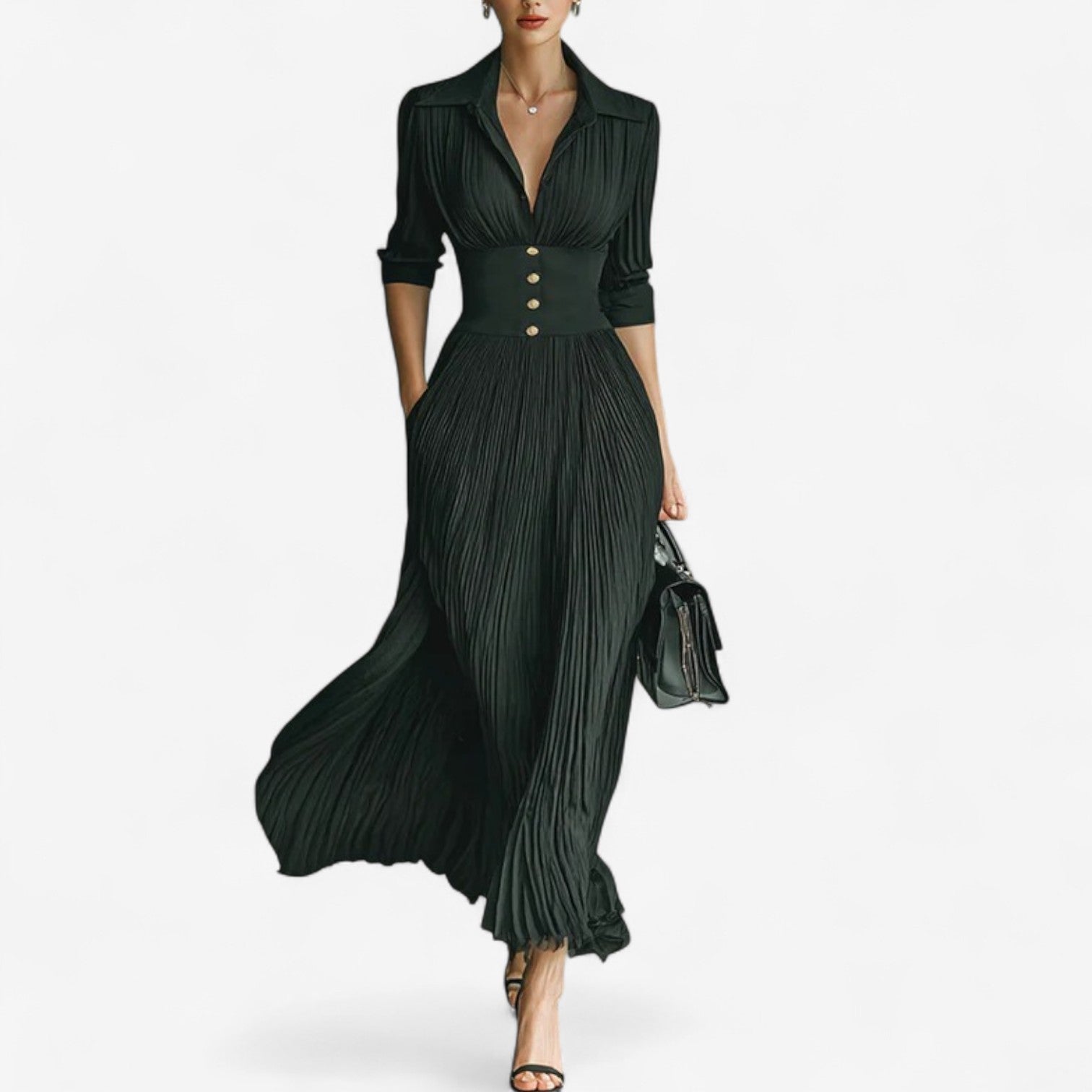 Carine Maxi Plisado