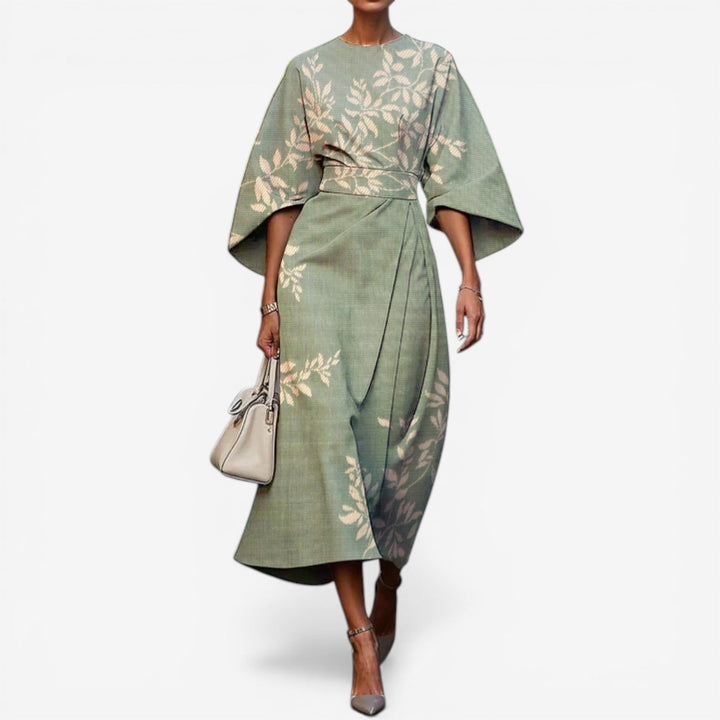 Zaquia Printed Midi Dress - 4