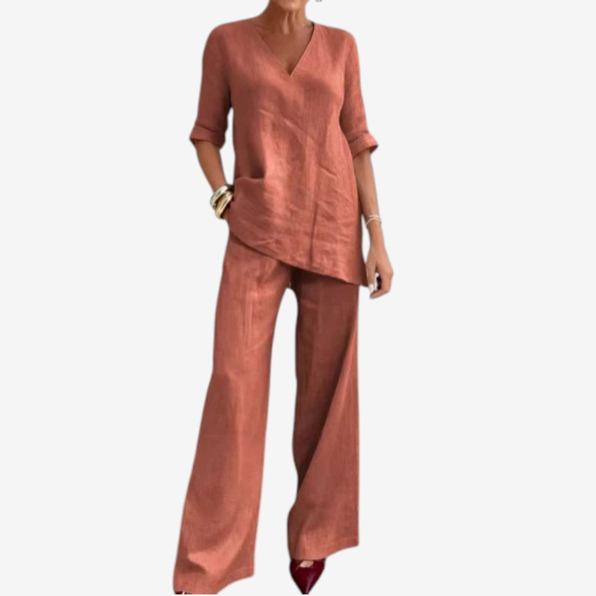 Alodia Blusa Fluida Elegante 4