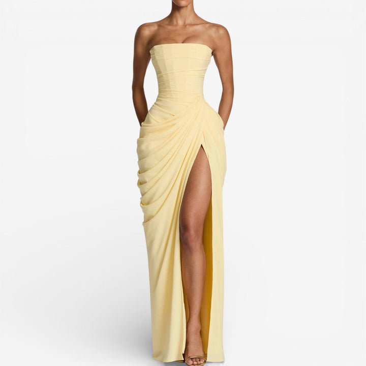 Angelina Strapless Maxi Dress - 2