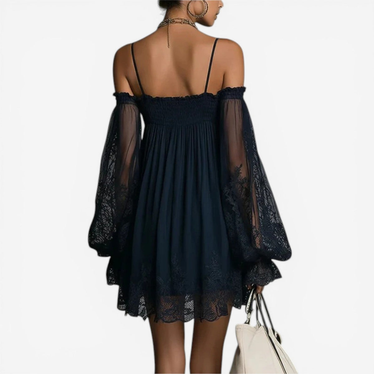 Julliana Vestido Corto de Encaje 2