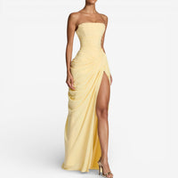 Angelina Vestido Maxi Strapless 1