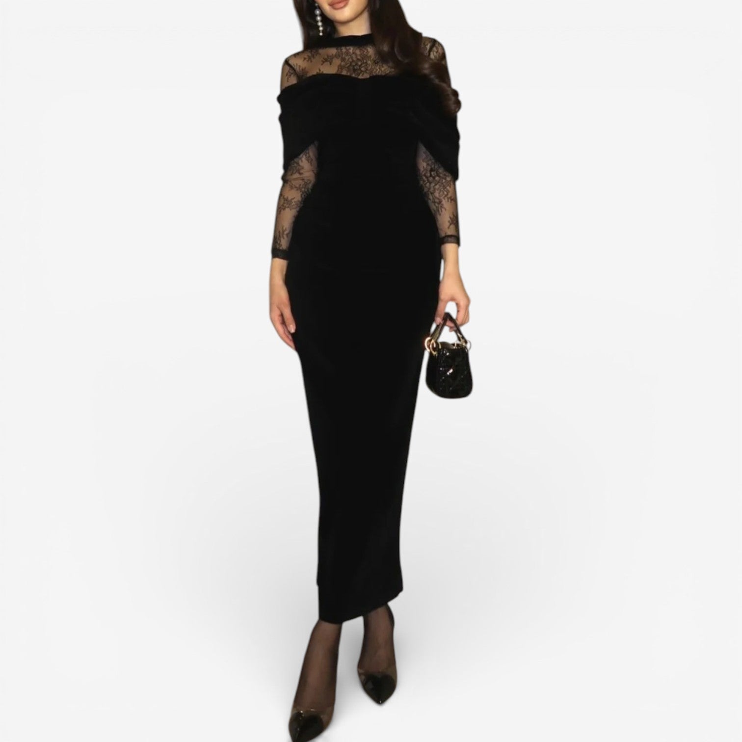 Stephania Vestido de Noche Elegante