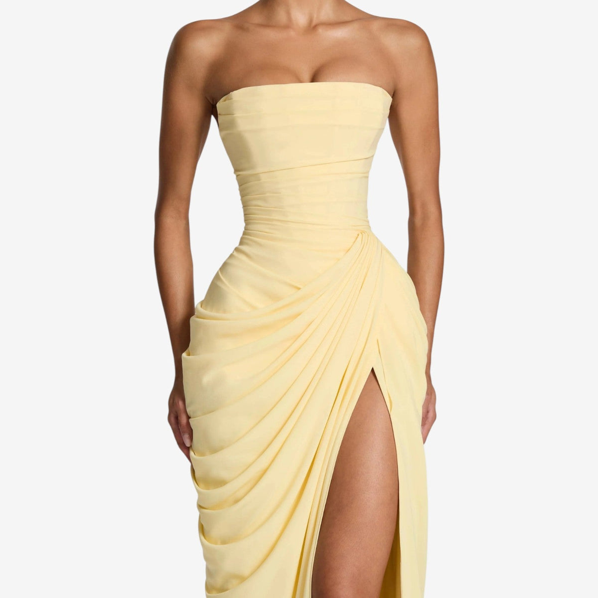 Angelina Vestido Maxi Strapless 3