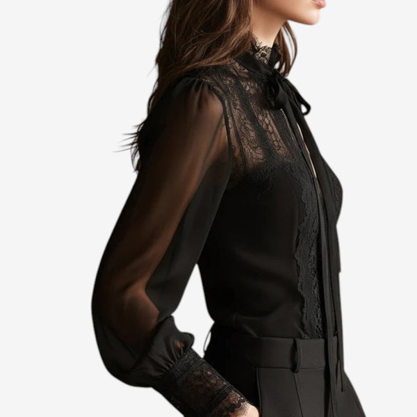 Elegant Sheer Blouse Tetyana
