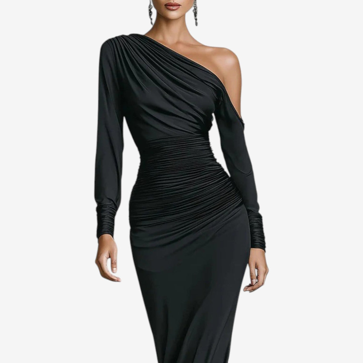 Vestido Asimétrico Fruncido 2