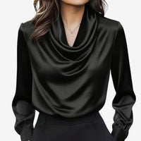 Katia™ Camicetta con colletto drappeggiato 2