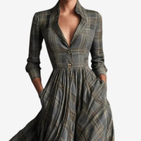 Laila Vestido Chic a Cuadros 2