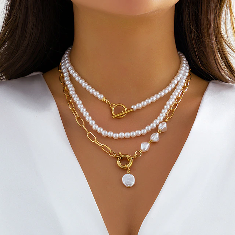 Jackie™ collana di perle 4